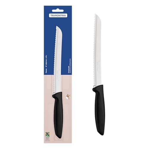 Tramontina 23422108 Faca para Pão 8", Preto