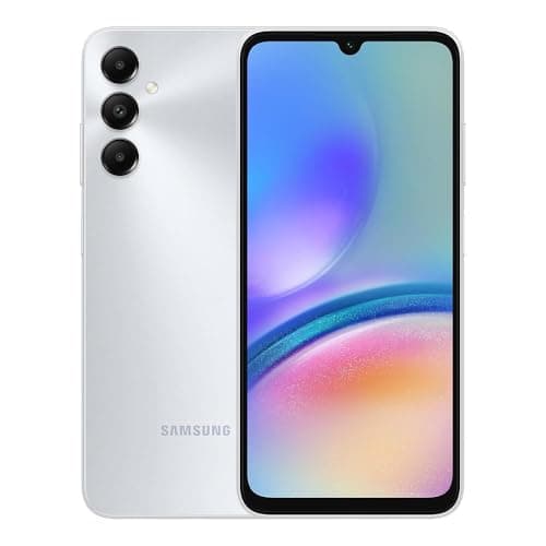 Smartphone Samsung Galaxy A05s 6,7 Tela Infinita 128GB + 6GB RAM Tela Infinita de 6.7" 50MP + 2MP + 2MP, Processador Octa-Core, Bateria de longa duração - Prata