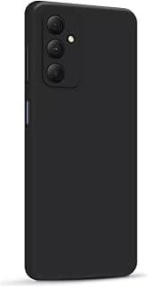 Capa preta para Samsung Galaxy A24 com recortes para câmeras e botões