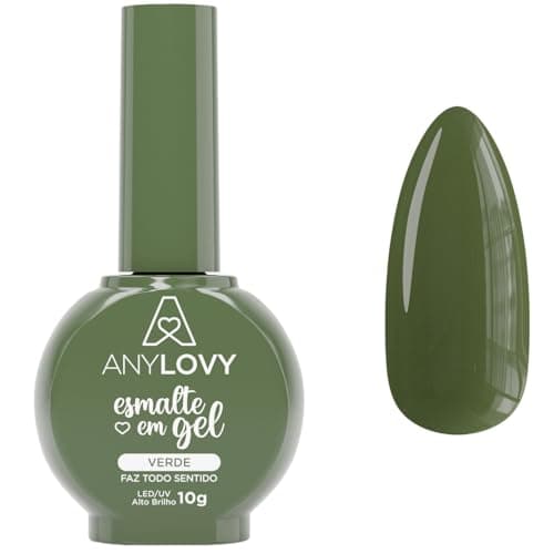 Esmalte em Gel Anylovy Verde Faz Todo Sentido 10g – Um Toque de Energia nas Suas Unhas