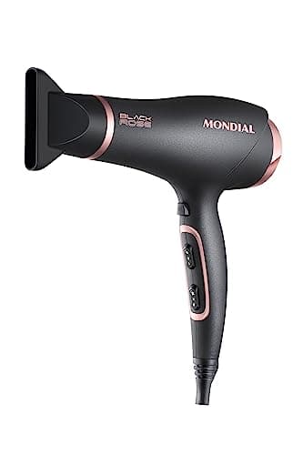 MONDIAL Secador de Cabelos, Preto/Golden Rose, 2000W, 110V - SC-37
