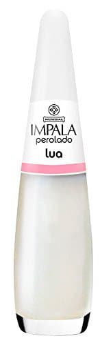 Esmalte Perolado Lua, Impala Cosmeticos, Branco