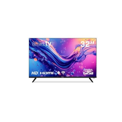 Smart TV HQ 32 polegadas HD sem bordas Android 12 design slim HQS32NKHM