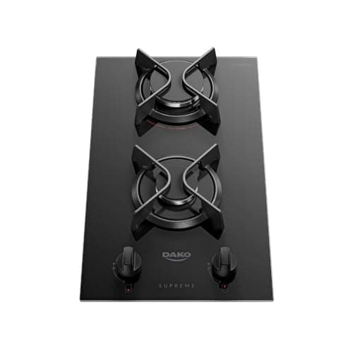 Cooktop 2 Bocas com Mesa de Vidro Dako Supreme Bivolt preto