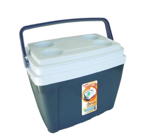 CAIXA TÉRMICA 16 LITROS COOLER POP STAR - 22 LATAS TAMPA COM PORTA COPOS