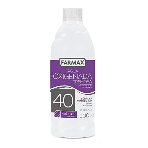Agua Oxigenada Cremosa 40% Vol, Transparente, Farmax, 900 ml