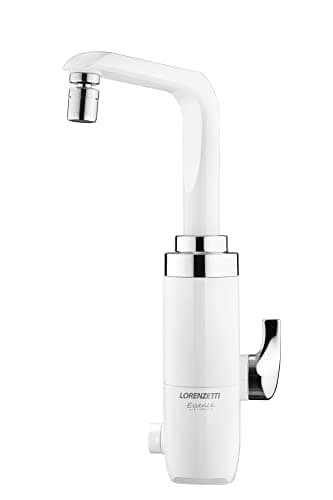 Torneira Elétrica Essence Mesa Eletrônica Branco/Cromado 4600W 127V~ Lorenzetti
