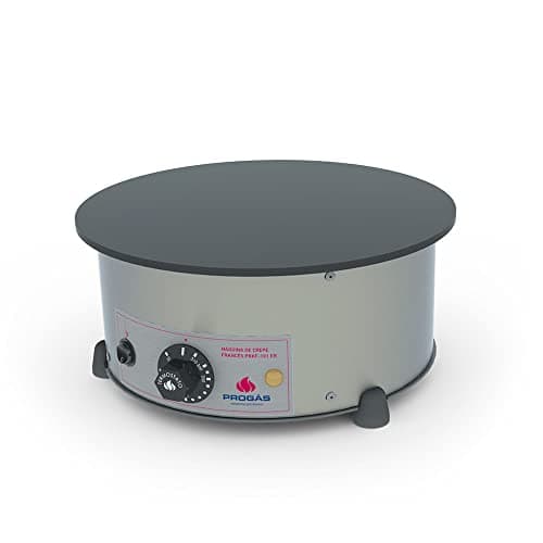 Chapa de crepe francesa Progás Prkf-101er Se com controle de temperatura e logo da marca