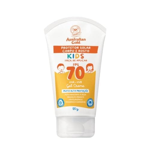 AUSTRALIAN GOLD PROTETOR CORPORAL GEL CREME KIDS FPS 70 120g