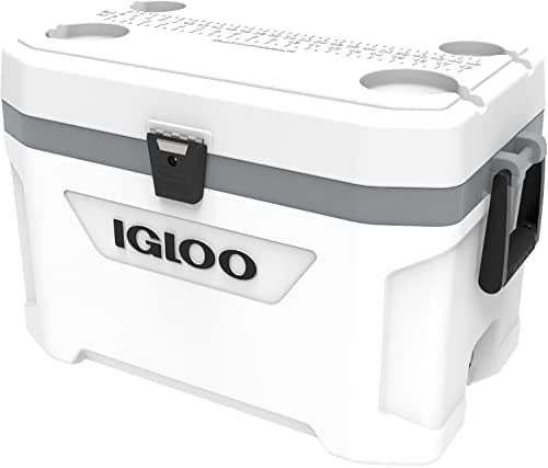 IGLOO Marine Ultra Cool Box, branco/cinza, 51 litros