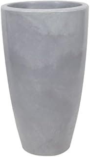 Vaso Verona Alto 30 X 53 Cm Antique Cimento