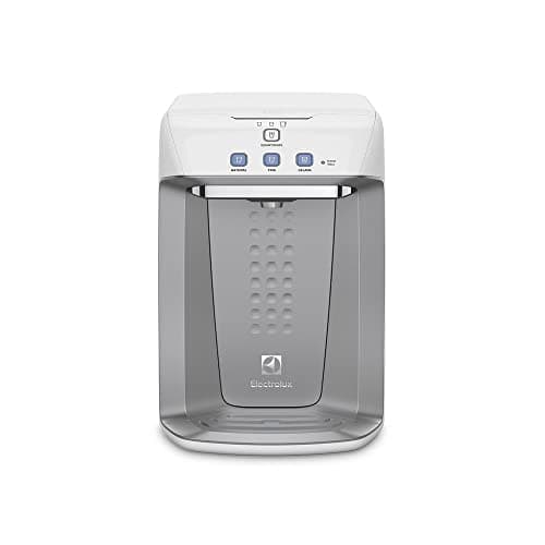 Electrolux Purificador de Água Gelada Fria e Natural Elétrico Compacto Eletronico placa Alerta troca de Filtro refil 12 meses ou 3000l Painel Touch Bivolt Branco PA21G
