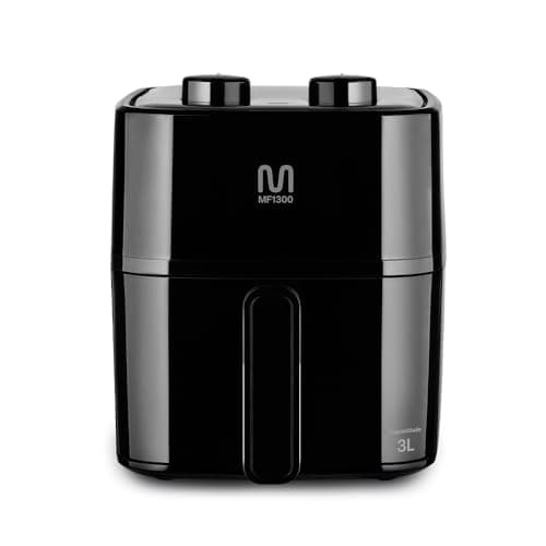 Fritadeira Elétrica sem óleo Air Fryer 3L 1200W com Timer Sonoro Preto Multi - GO250