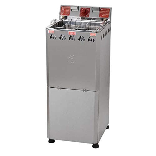 Fritadeira industrial 18 litros aço inoxidável Marchesoni