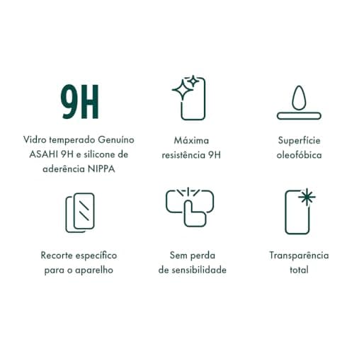 Características da película Hprime para Samsung Galaxy A15 e A15 5G.