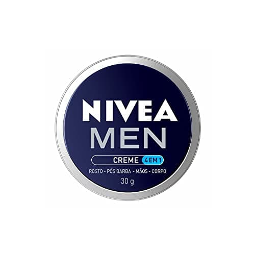 NIVEA MEN Creme Masculino 4 em 1 30g - Hidratação intensa, evita ressecamento, com vitamina E, textura creme, rápida absorção