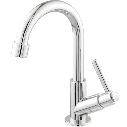 Torneira De Banheiro Para Lavatório Mesa Bica Pequena 1/4 De Volta - Cromado C62