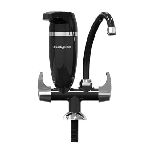 FILTRO AQUABIOS COM TORNEIRA PRETA/CROMADA PREMIUM BANCADA