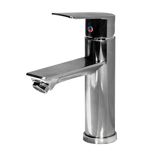 Torneira Banheiro Luxo Inox VMSTARK Quente e Fria Torneira Monocomando para Banheiro em Aço Inoxidável