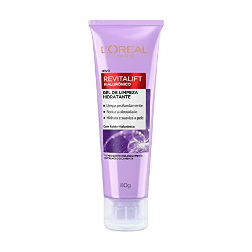 Gel de Limpeza Anti-idade L´Oréal Paris Revitalift Hialurônico, 80g