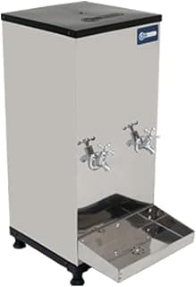 Bebedouro industrial bancada 20 litros aço inox frontal