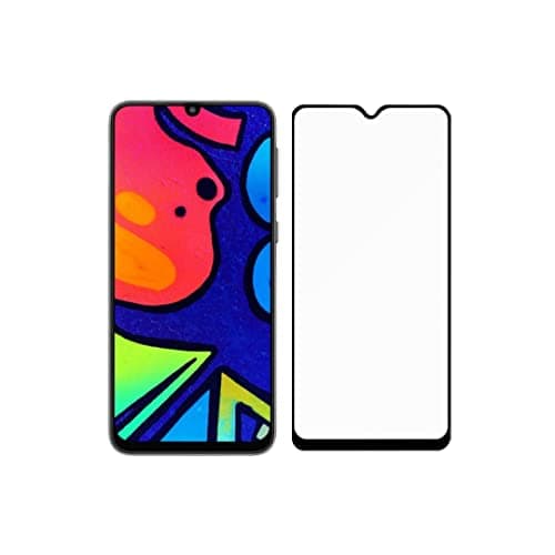Película de vidro 3D cobre tela toda para Samsung Galaxy M21S, proteção completa.