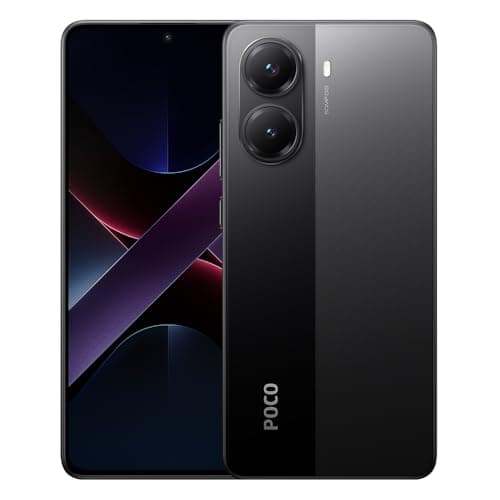 Smartphone Xiaomi Poco X7 Pro 5G NFC Black - Parte frontal e traseira