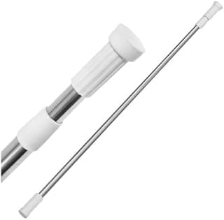 TGO GROUP Varão de Cortina de Banheiro Metálico (70cm a 120cm)