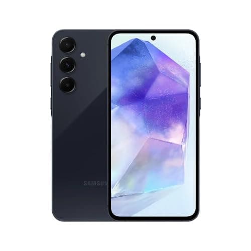 Celular Samsung Galaxy A55 5G, câmera tripla, tela 6.6', 256GB, cor escura