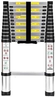 Escada telescópica extensiva inox 13 degraus 3,8 metros ETI380 JST