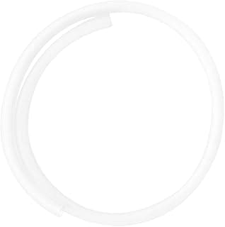 Mangueira de ar transparente de 4mm e 2m, enrolada em formato circular