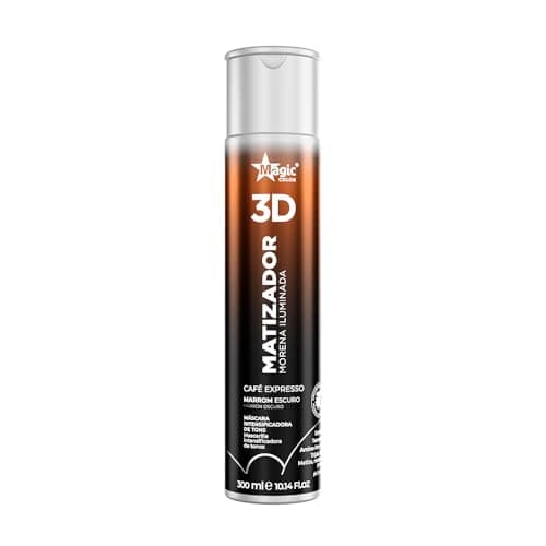 Gloss Matizador 3D Morena Iluminada Café Expresso Magic Color – Efeito Castanho Médio Marrom 300ml