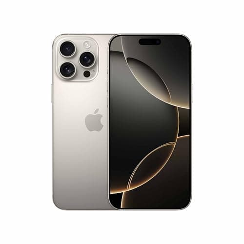 iPhone 16 Pro Max 256 GB Titânio natural frente e verso