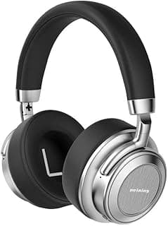 Fone de Ouvido Bluetooth Peining Pei-HS-12 com Cancelamento de Ruído Ativo 35h de Bateria Preto