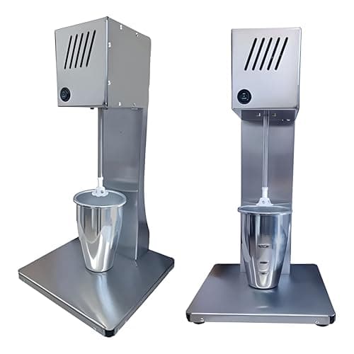 Batedor Milk Shake Inox Mixer Sorveteira Profissional 500w Prateado 220V