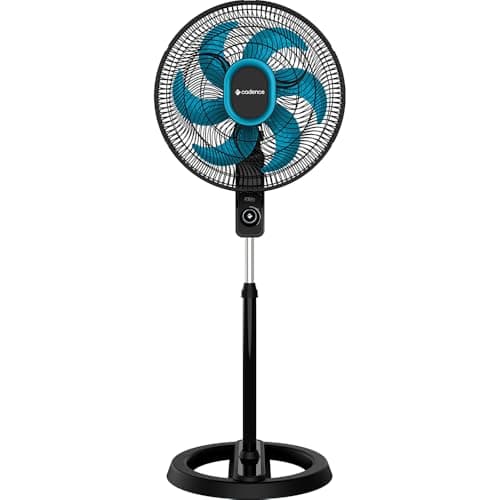 Ventilador de coluna Cadence Refresh Turbo Pro VTR830 azul e preto