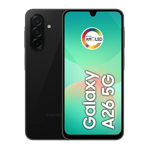 Smartphone Samsung Galaxy A26 5G 5G 256GB, 8GB RAM, Câmera de 50MP, IP67, Tela Super AMOLED 6.7', NFC (Preto)