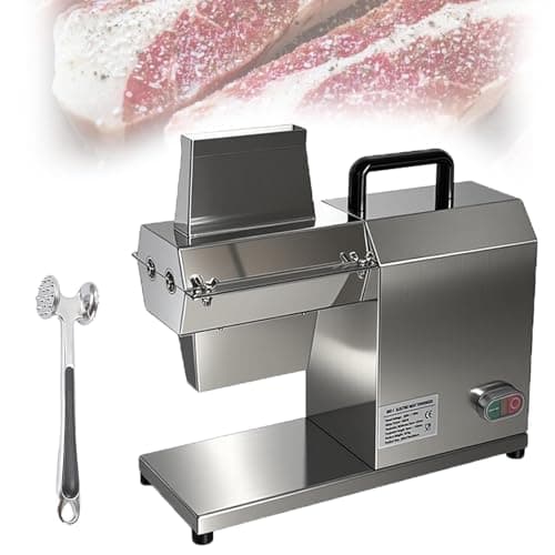 Amaciador de carne elétrico comercial em aço inoxidável com motor de cobre, 360°