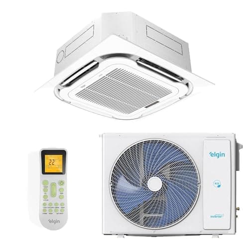 Ar-condicionado Split Inverter Cassete 36000 Btus Elgin Plus Só Frio Kdfi36c2na / Kdfe36c2ca / Kdzp00n2da 220v