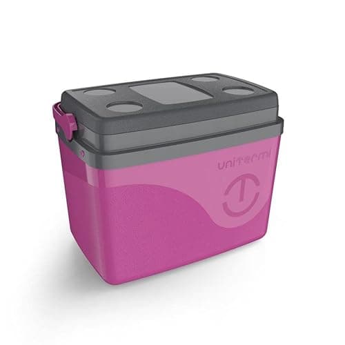 Caixa térmica Floripa 15 L Unitermi Rosa