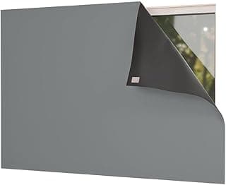 Cortina painel blackout cinza 1,40m x 2,55m com fixador