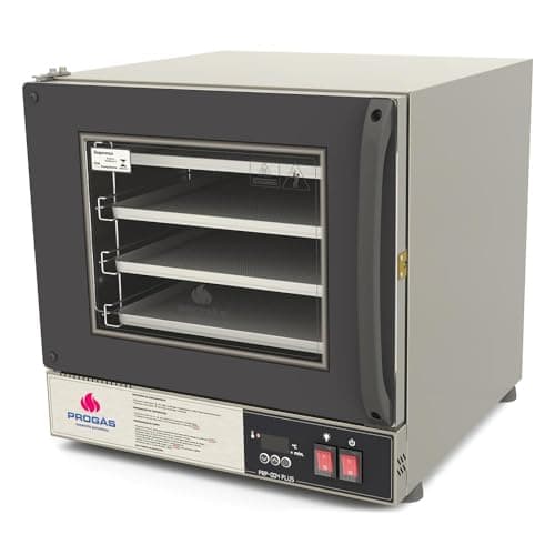 Forno Turbo Elétrico Digital Fast Oven Preto PRP-004 Plus 220V com porta aberta