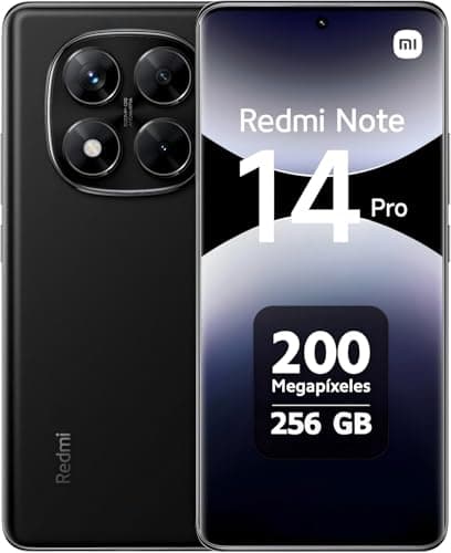 Smartphone Xiaomi Redmi Note 14 Pro 4G, preto, 200 Megapixels, 256 GB