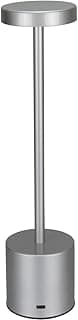 Luminária decorativa de mesa LED USB cinza prateado HOME&CO