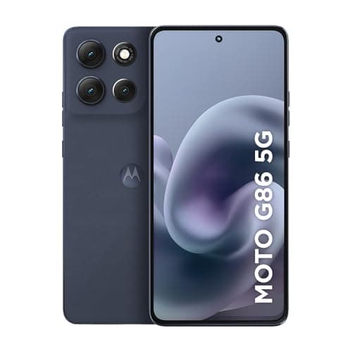 Smartphone Motorola Moto g86 5G Grafite + Fone Bluetooth Buds - 256GB 24GB (8GB RAM+16GB Ram Boost) Tela 1.5K pOLED, 50MP Sony camera OIS Moto AI, videos em 4K, IP68 + IP69