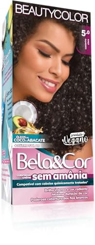 Coloração Bela&Cor Sem Amônia - 5.0 Castanho Claro