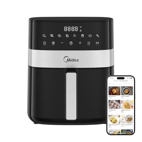 Fritadeira 6L SMART CHEF PLUS MIDEA 220V/60Hz com controle digital e aplicativo móvel