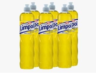 6 Detergente Líquido Neutro Frasco 500ml - Limpol