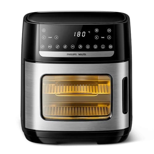 Fritadeira Airfryer Forno Philips Walita Série 5000, 1900W, 220v - AI551/08, preto e prata