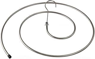 Kit 2 Varal Espiral Inox Cabide Redondo Resistente